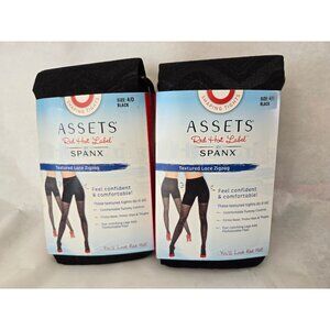 Assets Red Hot Label By Spanx Textured Lace Zigzag Shaping Tights Size 4D